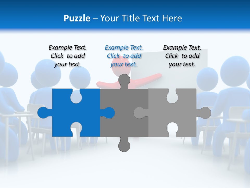 Presentation Education Threedimensional PowerPoint Template