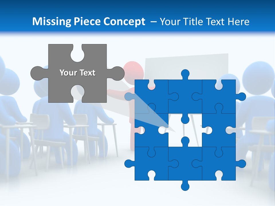 Presentation Education Threedimensional PowerPoint Template