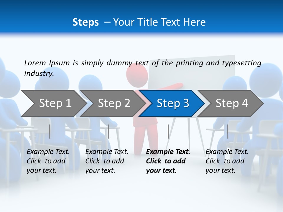 Presentation Education Threedimensional PowerPoint Template