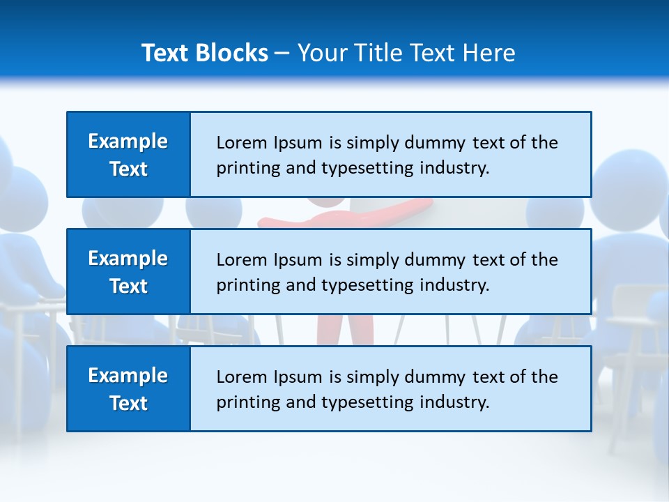 Presentation Education Threedimensional PowerPoint Template