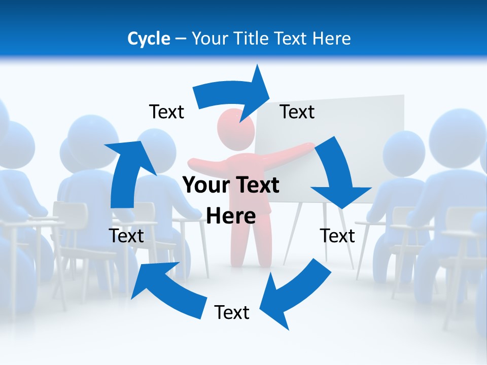 Presentation Education Threedimensional PowerPoint Template