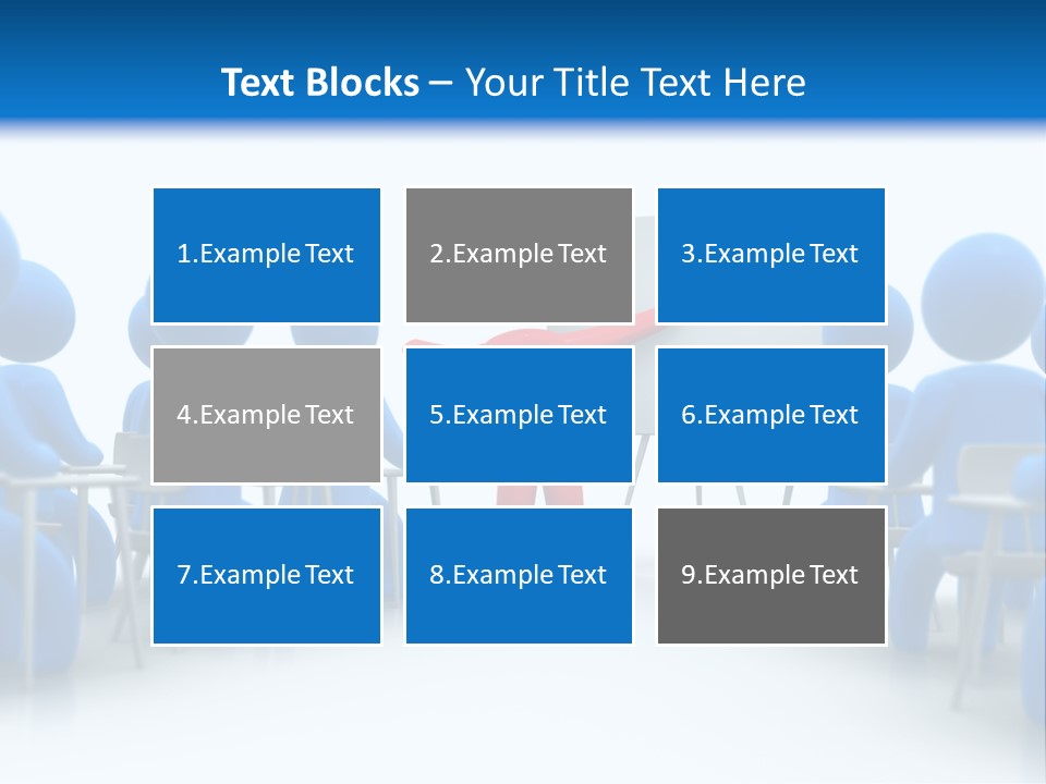 Presentation Education Threedimensional PowerPoint Template