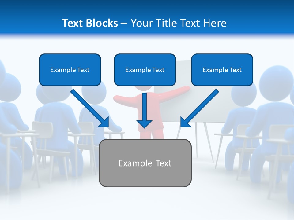 Presentation Education Threedimensional PowerPoint Template
