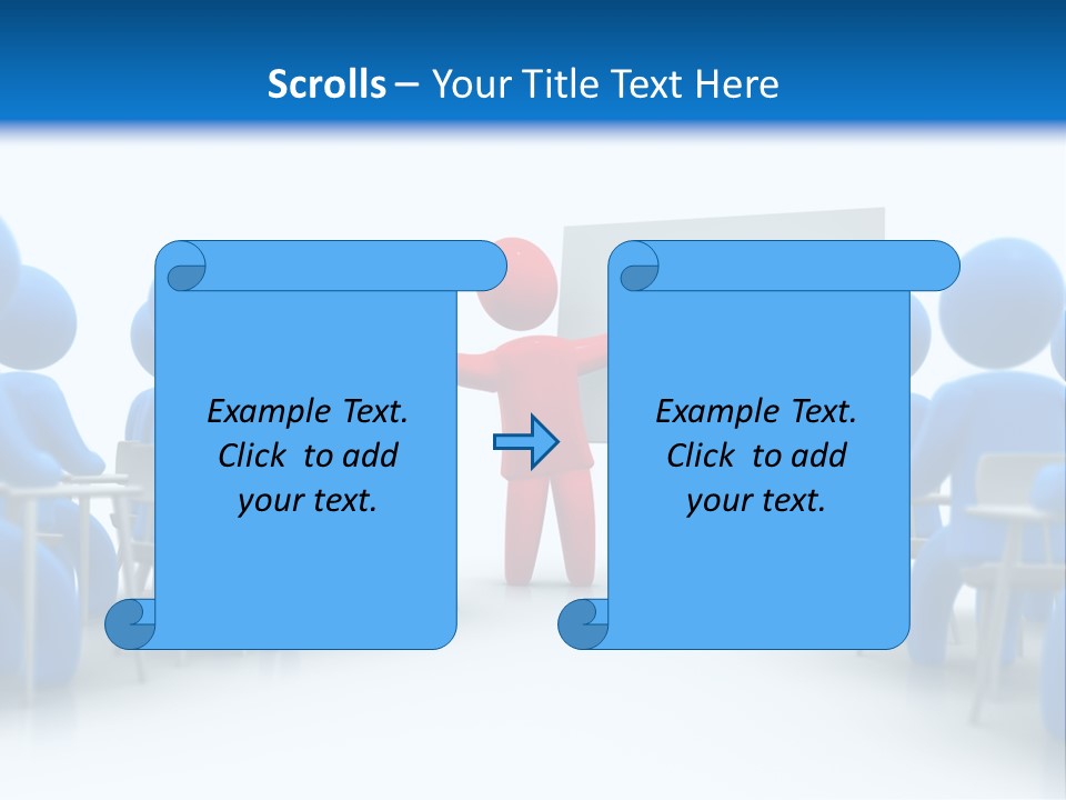 Presentation Education Threedimensional PowerPoint Template