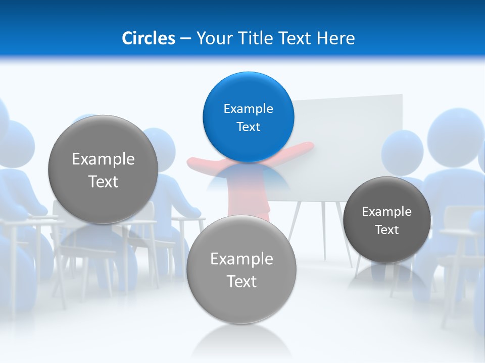 Presentation Education Threedimensional PowerPoint Template