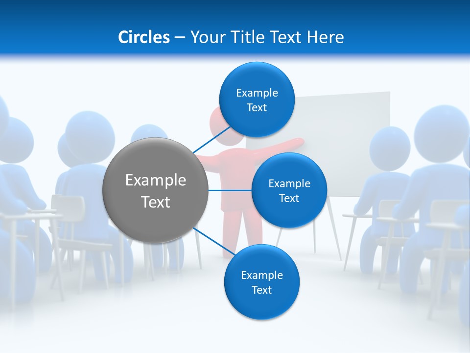Presentation Education Threedimensional PowerPoint Template