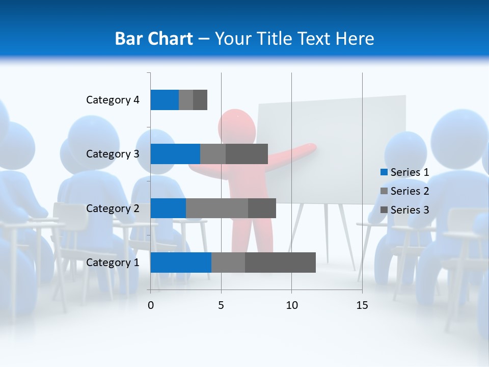 Presentation Education Threedimensional PowerPoint Template