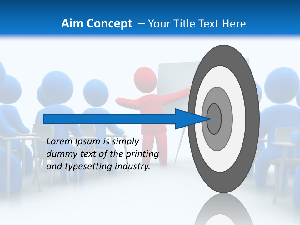 Presentation Education Threedimensional PowerPoint Template