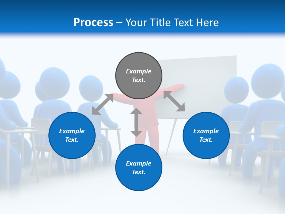 Presentation Education Threedimensional PowerPoint Template