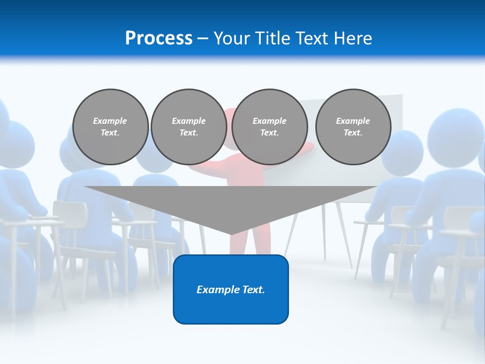 Presentation Education Threedimensional PowerPoint Template