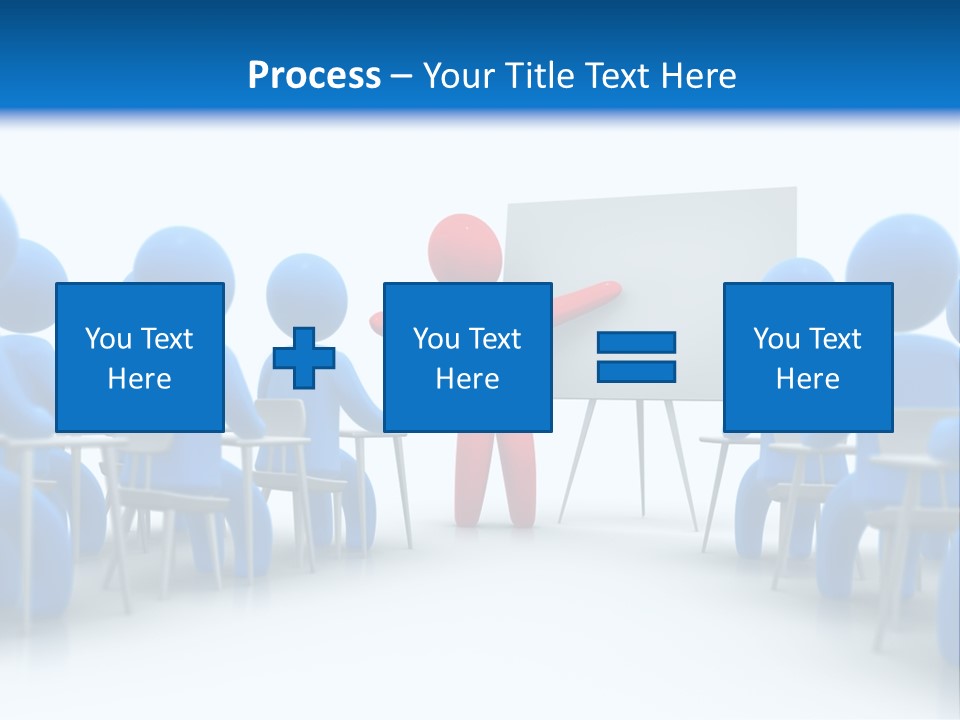 Presentation Education Threedimensional PowerPoint Template