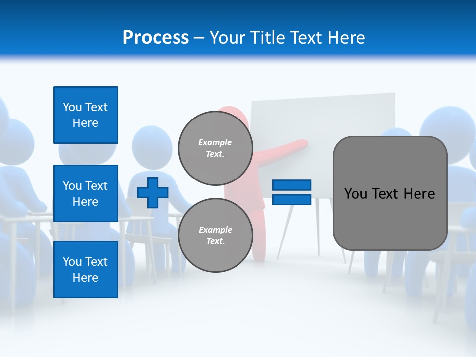 Presentation Education Threedimensional PowerPoint Template