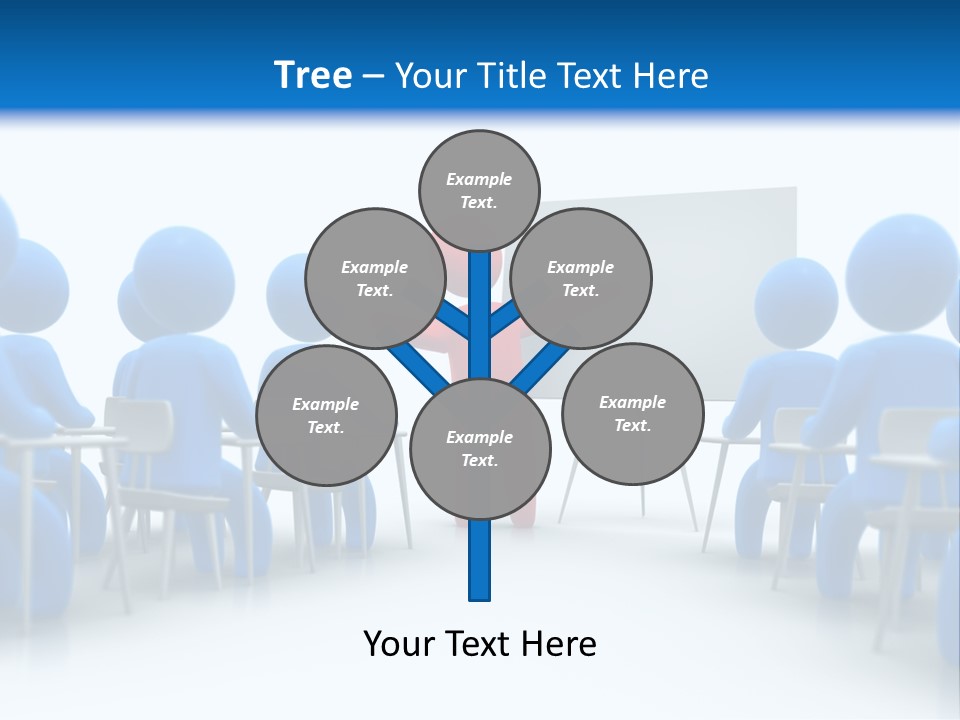 Presentation Education Threedimensional PowerPoint Template