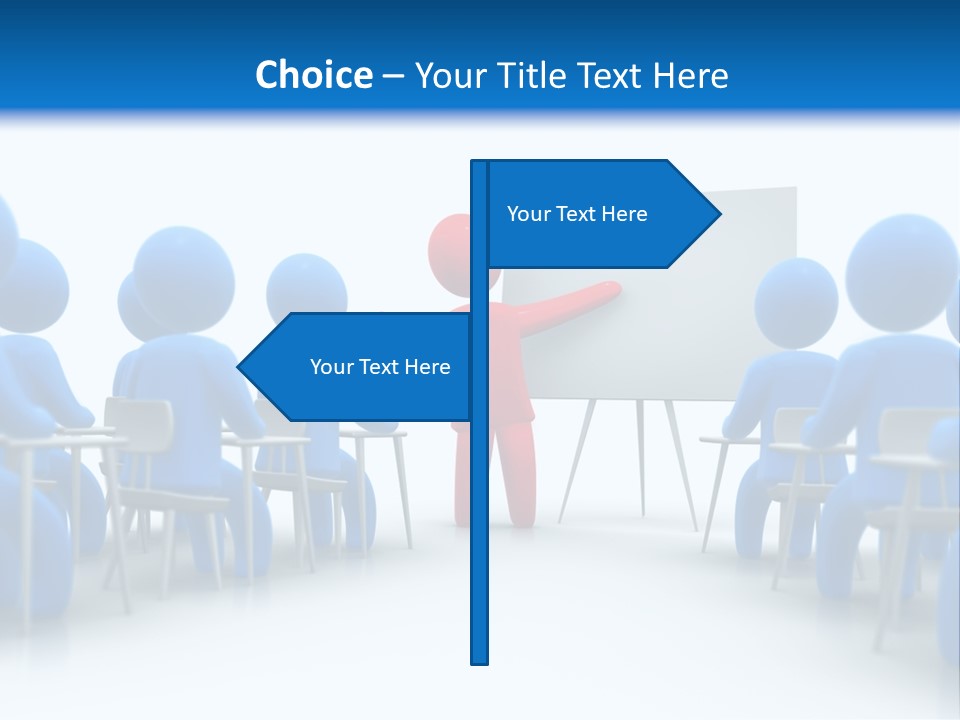 Presentation Education Threedimensional PowerPoint Template