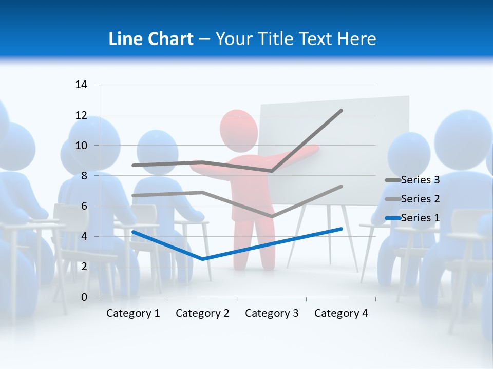 Presentation Education Threedimensional PowerPoint Template