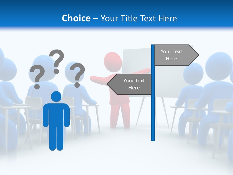 Presentation Education Threedimensional PowerPoint Template