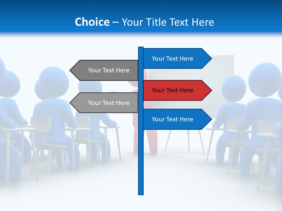 Presentation Education Threedimensional PowerPoint Template