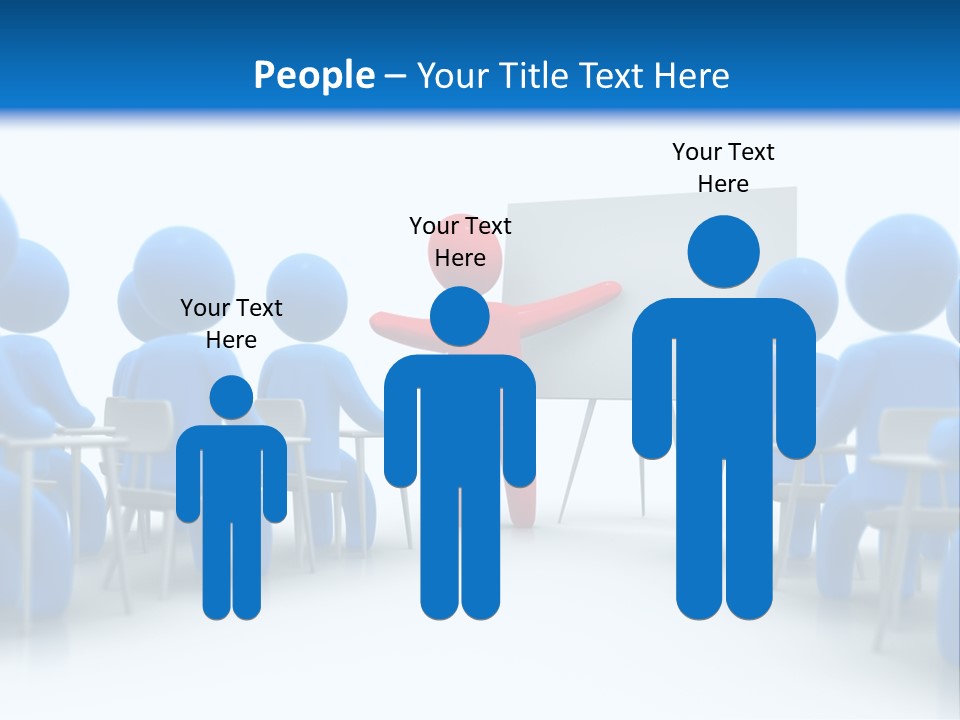 Presentation Education Threedimensional PowerPoint Template