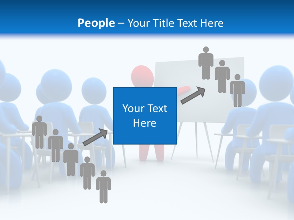 Presentation Education Threedimensional PowerPoint Template