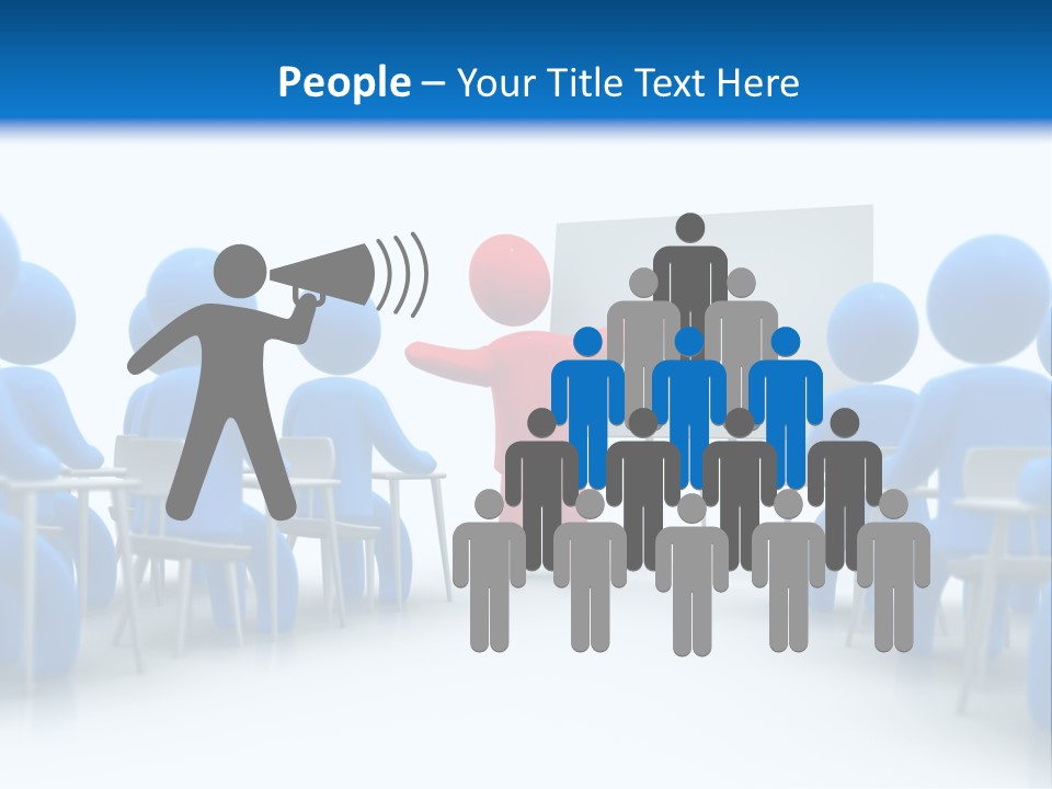 Presentation Education Threedimensional PowerPoint Template