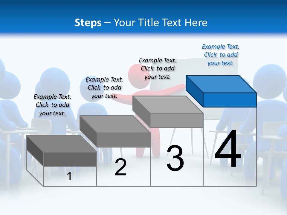 Presentation Education Threedimensional PowerPoint Template