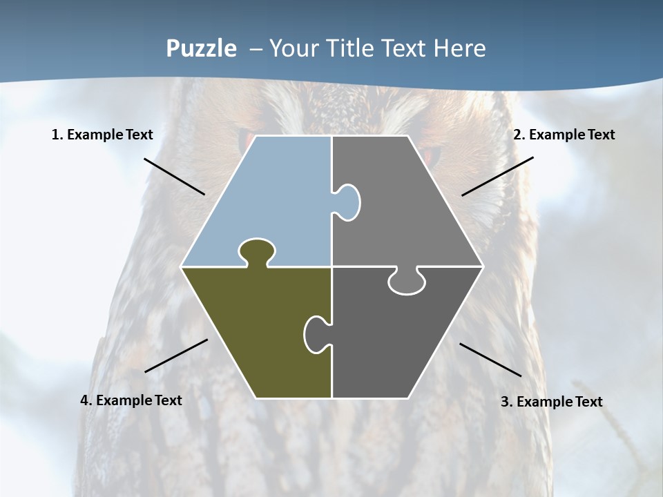 Portrait Tree Predator PowerPoint Template