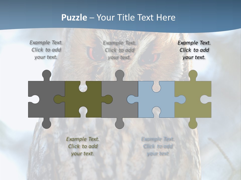 Portrait Tree Predator PowerPoint Template