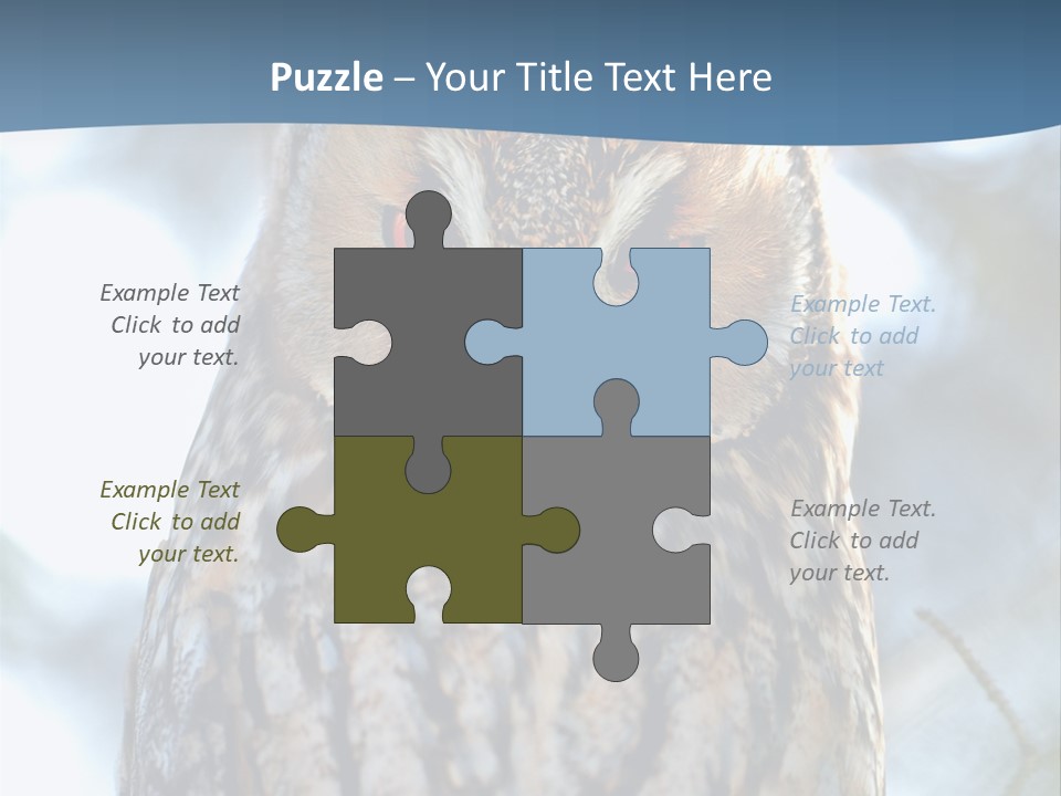 Portrait Tree Predator PowerPoint Template