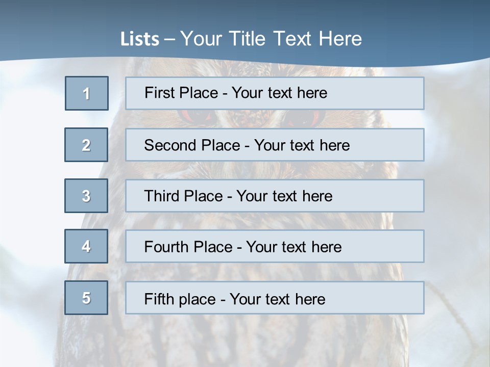 Portrait Tree Predator PowerPoint Template