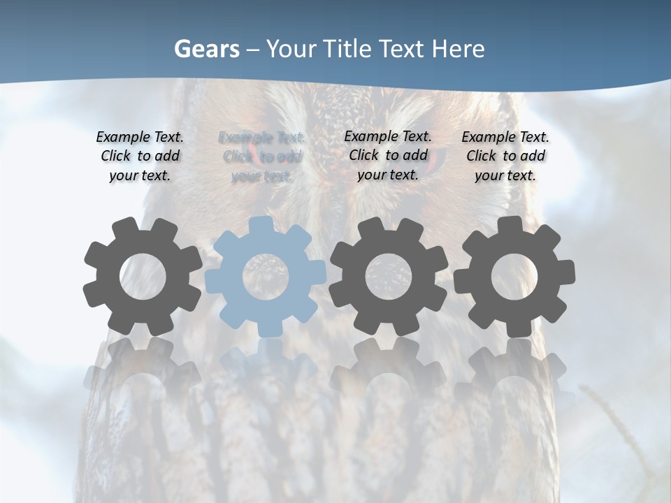 Portrait Tree Predator PowerPoint Template