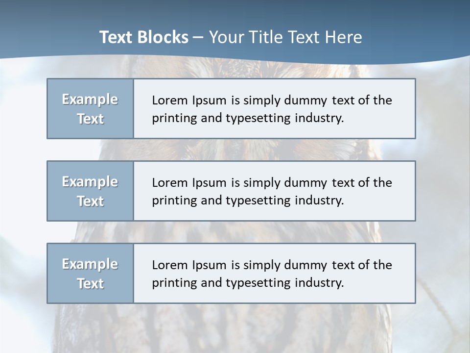 Portrait Tree Predator PowerPoint Template