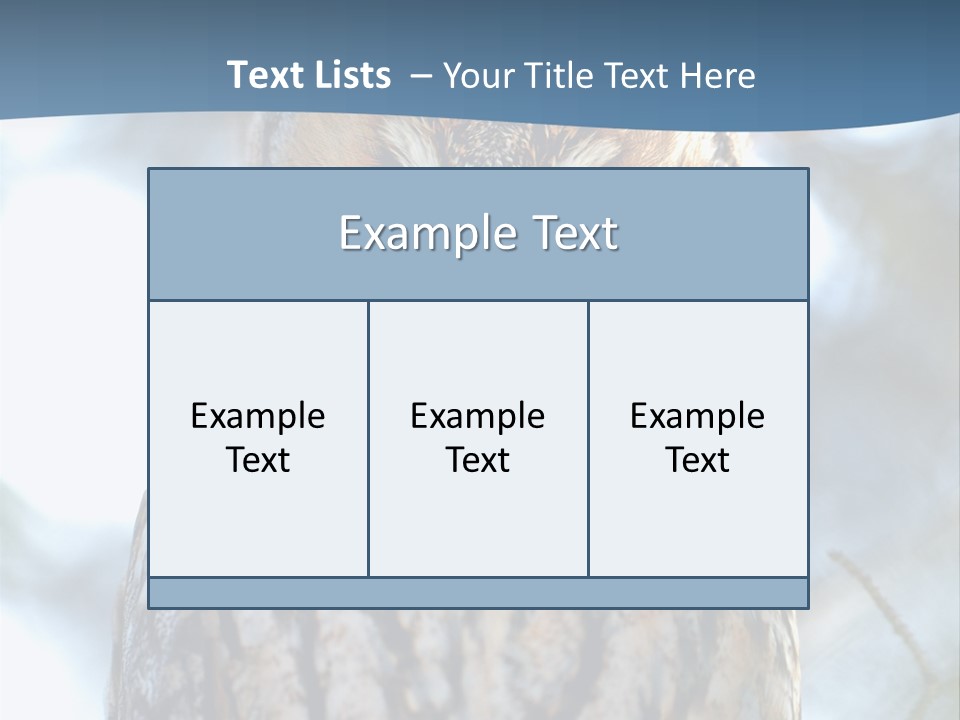 Portrait Tree Predator PowerPoint Template