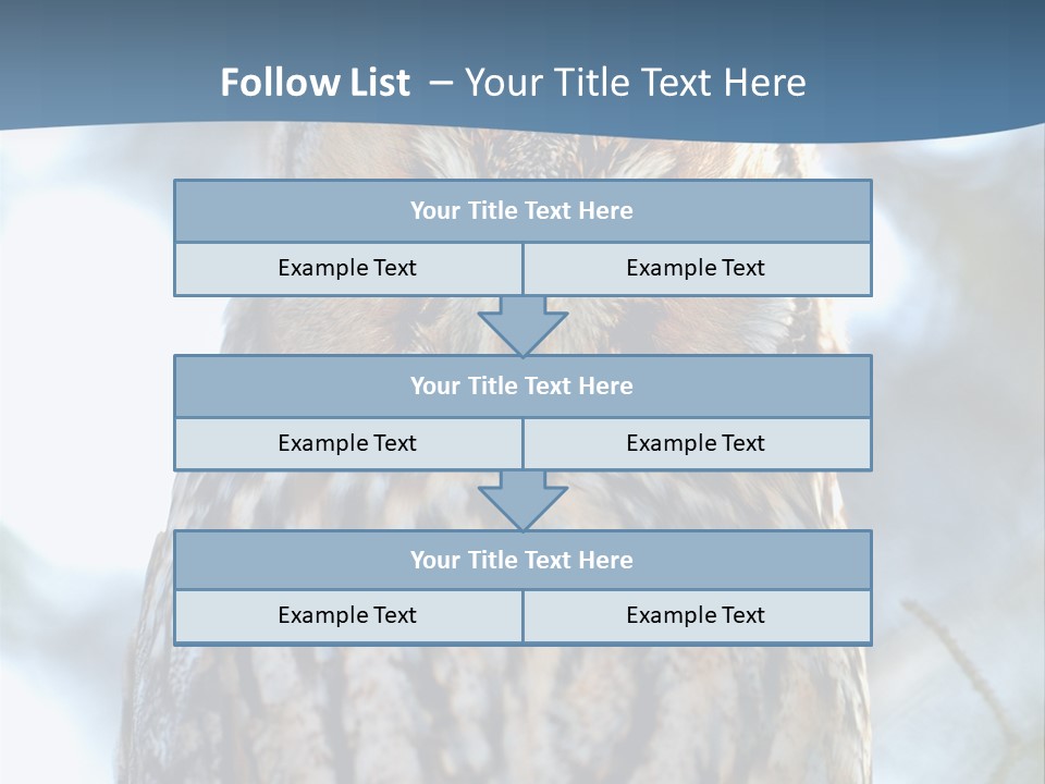 Portrait Tree Predator PowerPoint Template