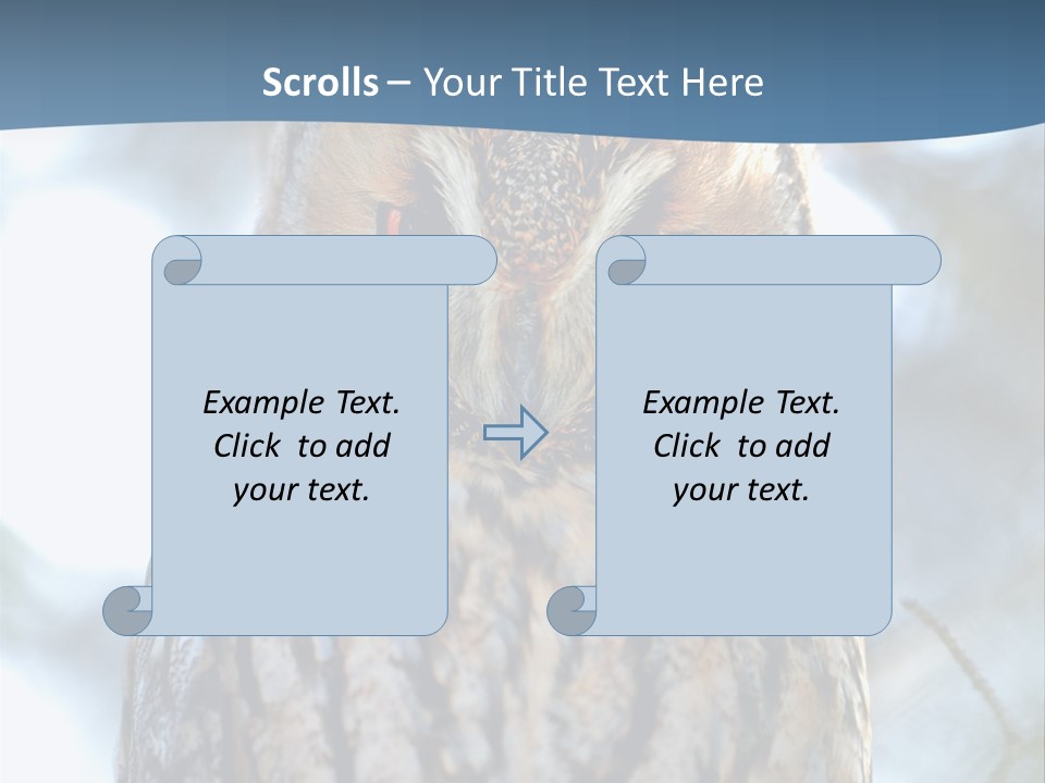 Portrait Tree Predator PowerPoint Template