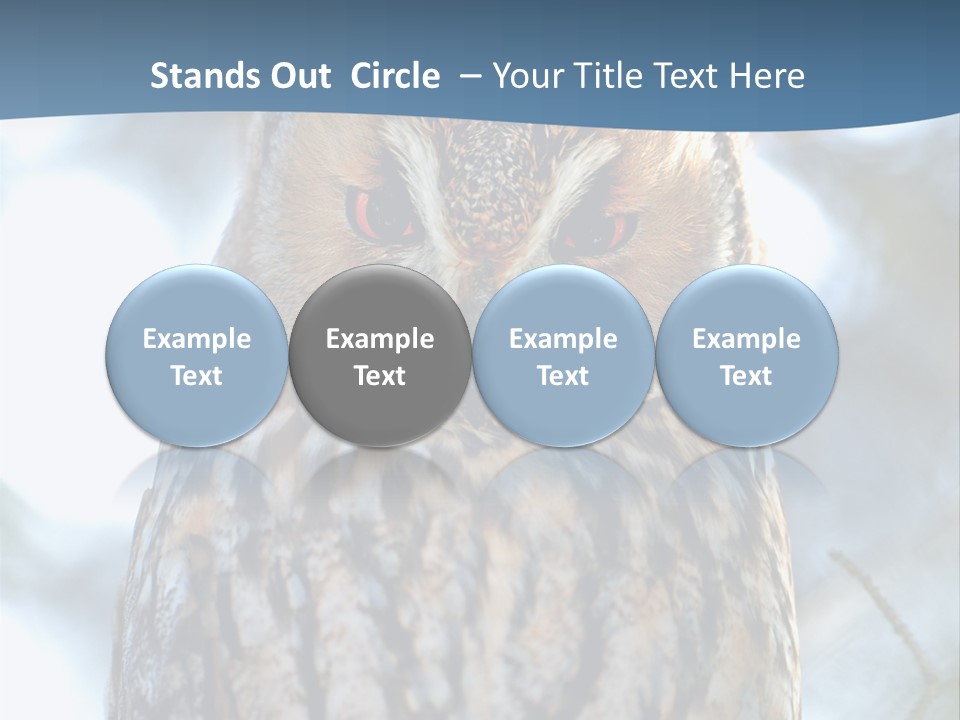 Portrait Tree Predator PowerPoint Template