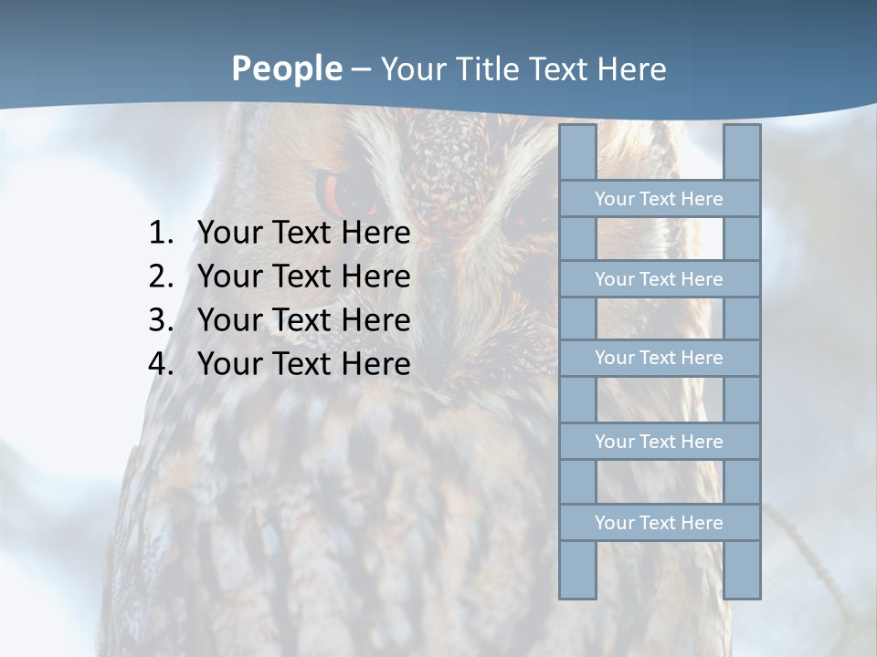 Portrait Tree Predator PowerPoint Template