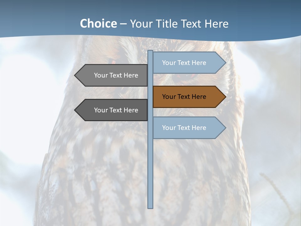 Portrait Tree Predator PowerPoint Template