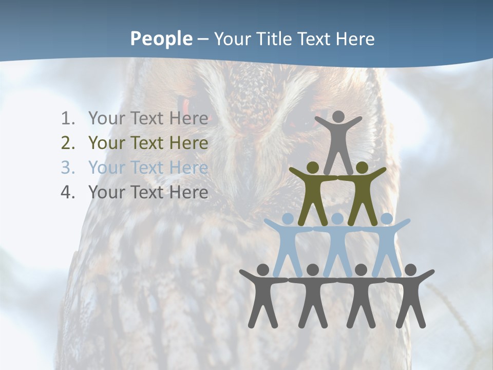 Portrait Tree Predator PowerPoint Template