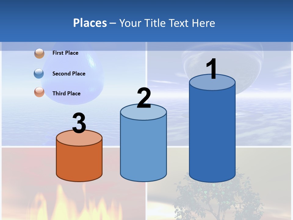 Fire Environment Wind PowerPoint Template