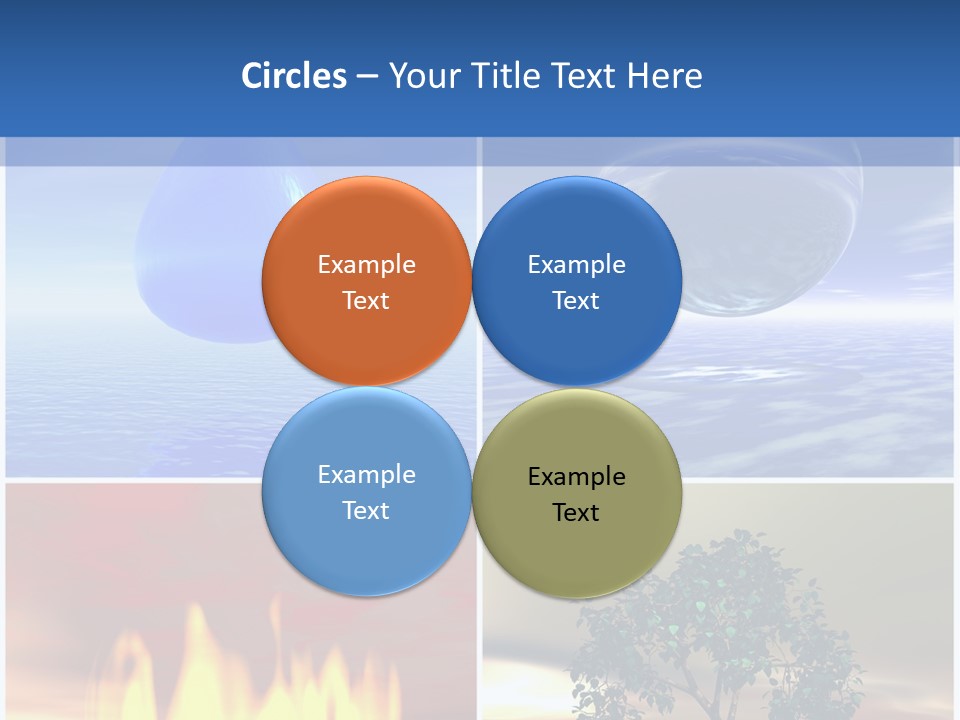 Fire Environment Wind PowerPoint Template