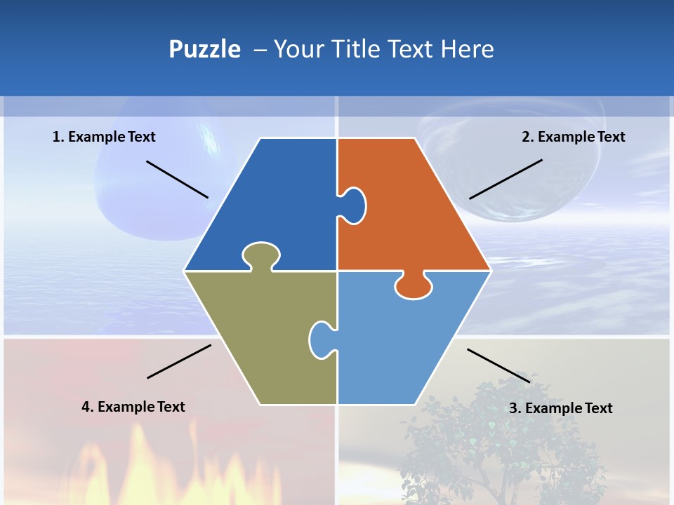 Fire Environment Wind PowerPoint Template