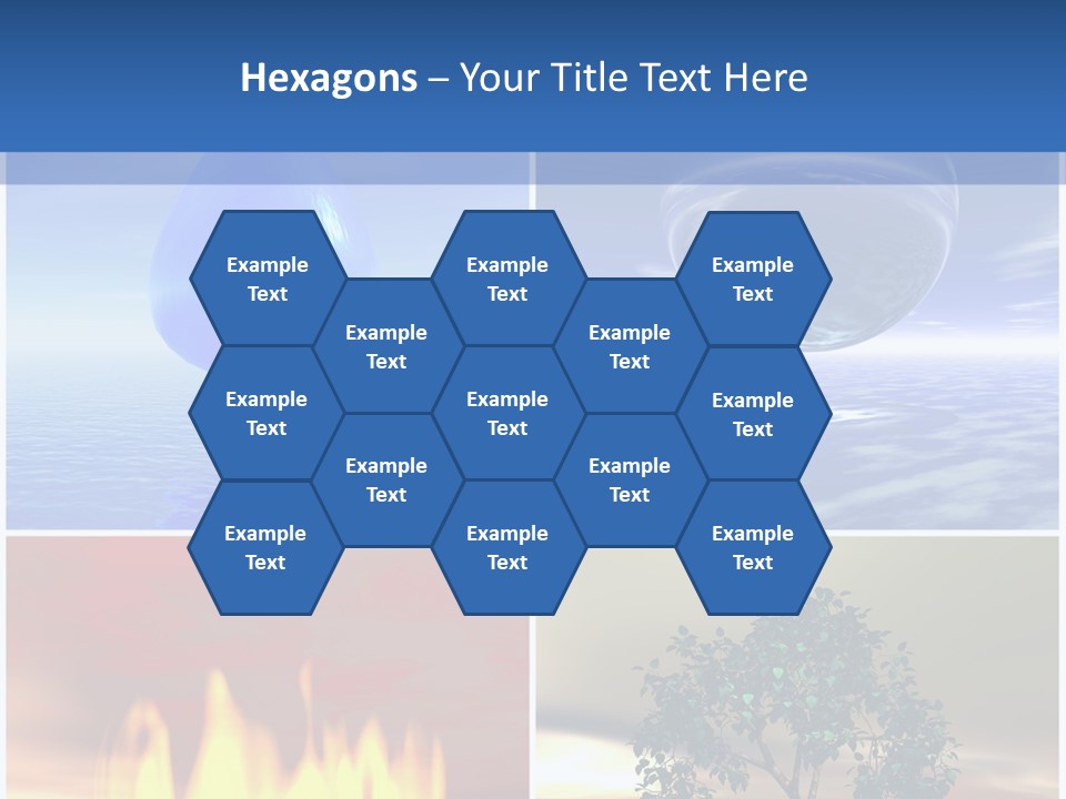 Fire Environment Wind PowerPoint Template