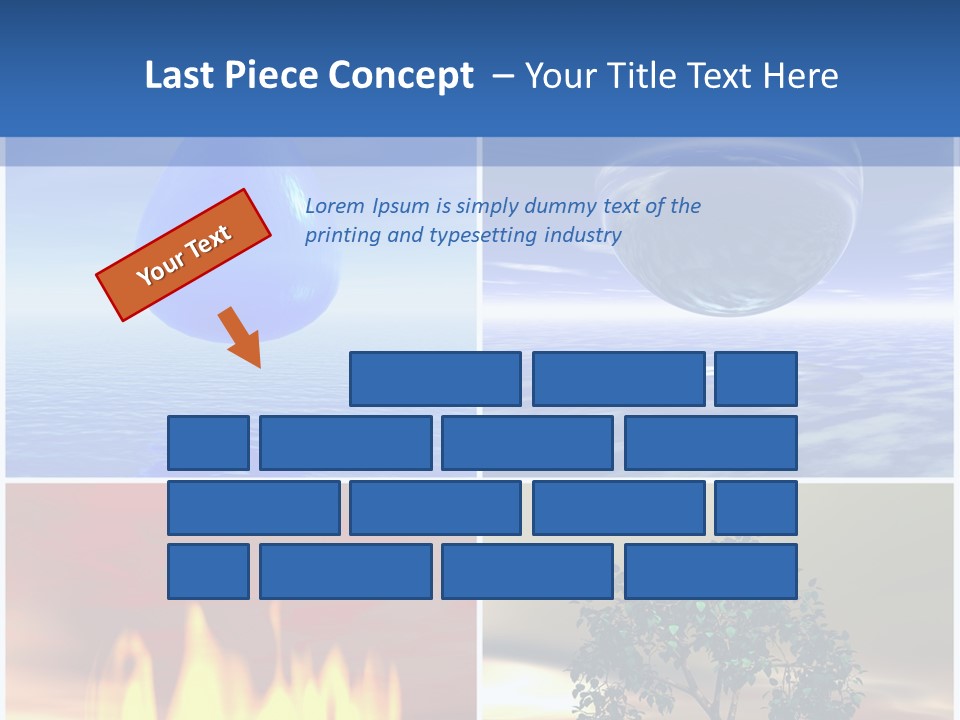 Fire Environment Wind PowerPoint Template