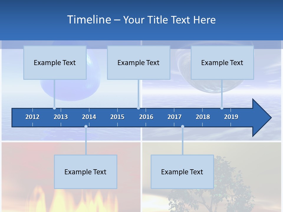 Fire Environment Wind PowerPoint Template