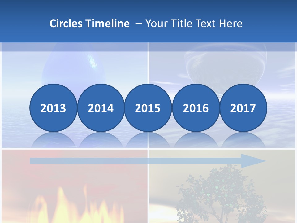 Fire Environment Wind PowerPoint Template