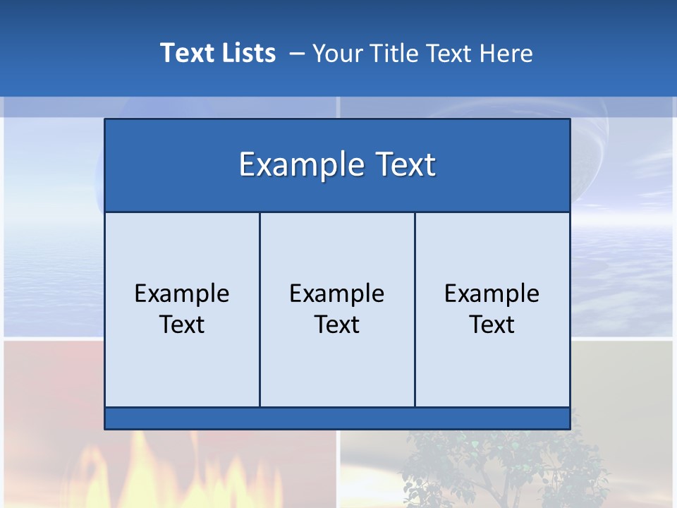 Fire Environment Wind PowerPoint Template