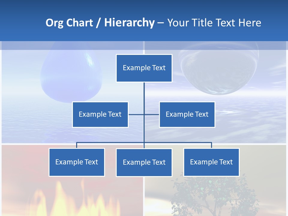 Fire Environment Wind PowerPoint Template