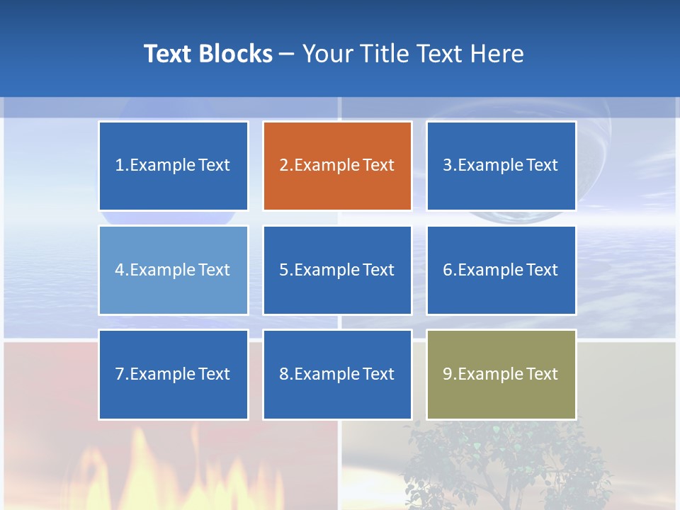 Fire Environment Wind PowerPoint Template