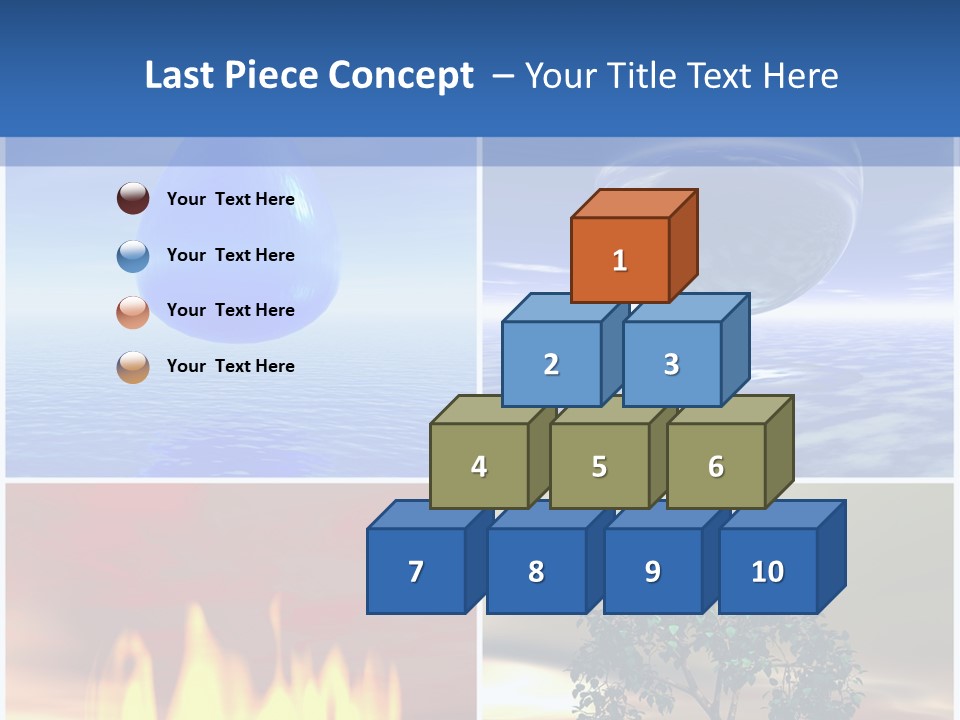 Fire Environment Wind PowerPoint Template
