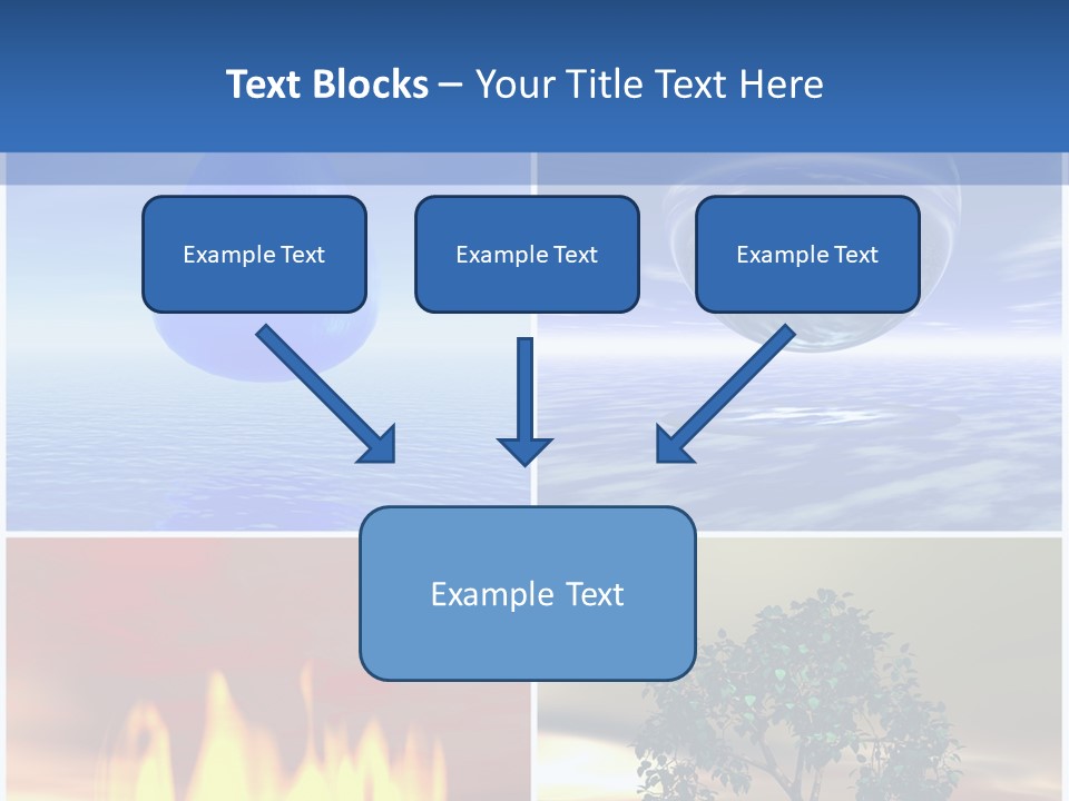 Fire Environment Wind PowerPoint Template